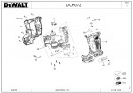 DeWalt DCH072NT-XJ CORDLESS HAMMER Spare Parts